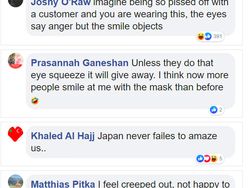 Masker Senyum Pegawai di Jepang Ini Bikin Netizen Kagum