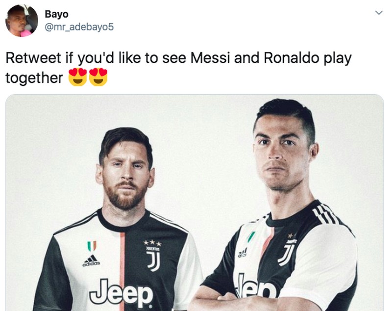Meme Messi Ronaldo