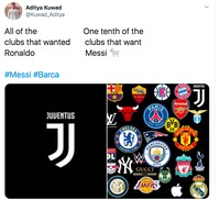 Meme Messi Ronaldo