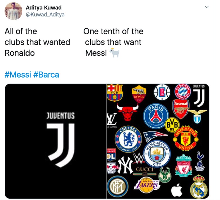 Meme Messi Ronaldo