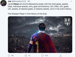 Meme Messi Tinggalkan Barcelona, Ronaldo Dibawa-bawa