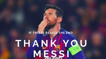 Terima kasih, Messi. Foto: Twitter