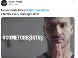 Meme Messi Tinggalkan Barcelona, Ronaldo Dibawa-bawa
