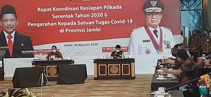 Mendagri Tito Karnavian di Jambi (Ferdi-detikcom)
