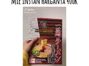 Mie Instan Ini Harganya Rp 400 Ribu, Anak Kost Cant Relate