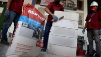 Kapasitas mesin yang ada dipabrik tersebut mampu produksi sampai 400.000 ton per tahun. Kapasitas produksi Mortindo itu mampu mengikuti permintaan pasar Indonesia yang sangat dinamis. dok. Mortindo