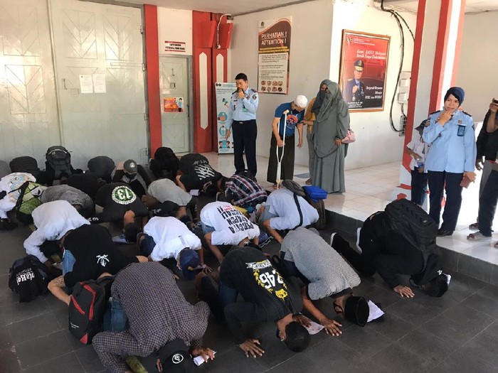 Napi yang diberikan hak asimilasi di Lapas Kadungpane Semarang, 22/8/2020