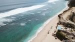 Foto Drone: Pantai Melasti Bali dari Ketinggian