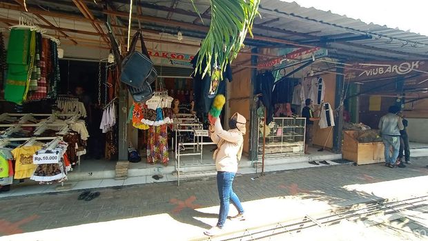 Pedagang di Terminal Bakalan Krapyak Kudus
