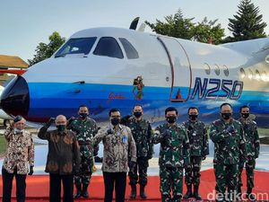 Pesawat N250 Karya Habibie Resmi Dimonumenkan di Museum TNI AU Yogya