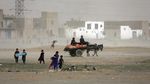 Potret Badai Pasir di Afghanistan