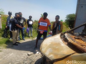 Keluarga Via Vallen Kesal Pembakar Mobil Senyum-senyum di TKP