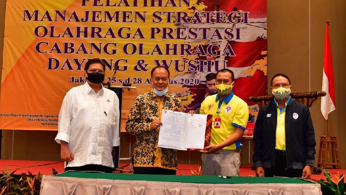 Wushu, Kemenpora, Pelatnas