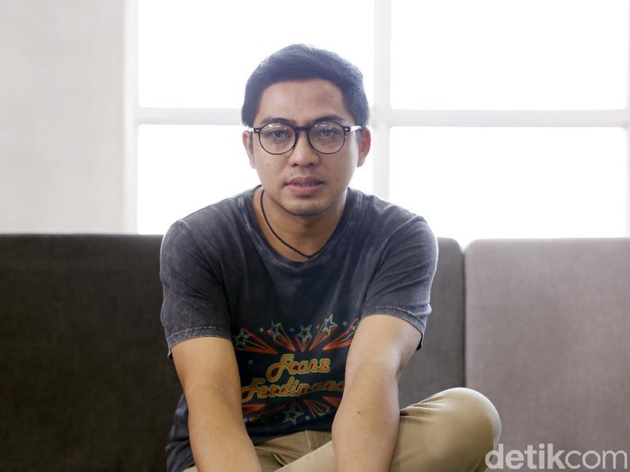 Ade Govinda saat berkunjung ke kantor detikcom.