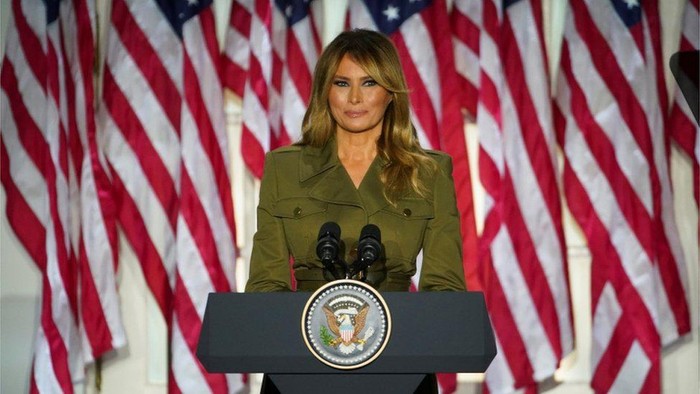 Konvensi Partai Republik jelang Pilpres AS: Melania Trump memohon harmoni rasial, Trump ampuni perampok bank, Demokrat tuding semua omong kosong dan munafik