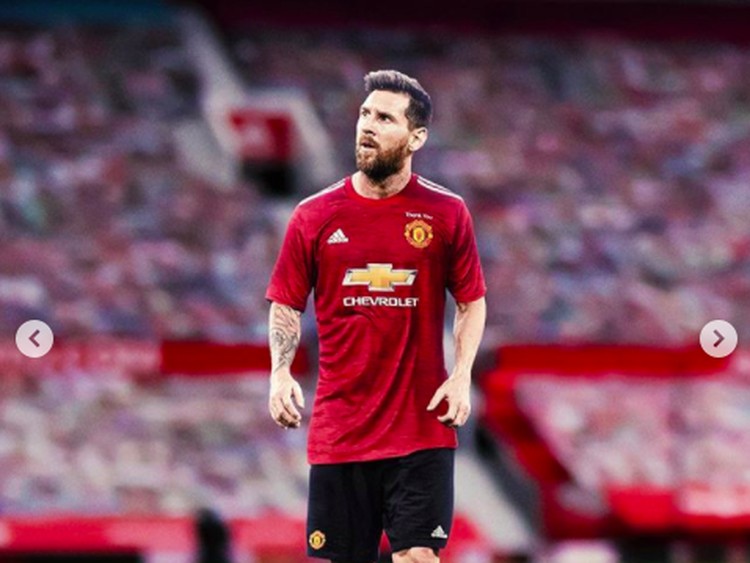 Lionel Messi Netizen bikin heboh dengan mengedit Lionel Messi berseragam klub lain, bukan lagi Barcelona.