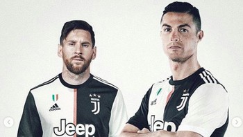 Eh, gimana kalau ternyata Messi pindah ke Juventus?. Wah, lini serang Si Nyonya Tua makin mengerikan. Foto: Istimewa