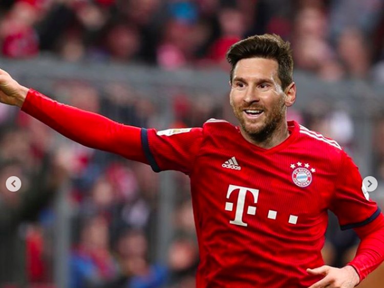 Netizen bikin heboh dengan mengedit Lionel Messi berseragam klub lain, bukan lagi Barcelona.