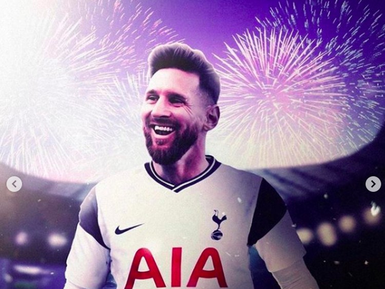 Netizen bikin heboh dengan mengedit Lionel Messi berseragam klub lain, bukan lagi Barcelona.