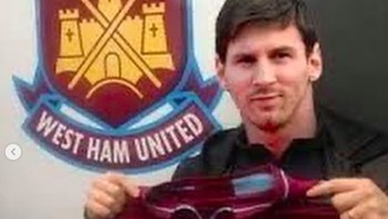 Lebih ngawur lagi, West Ham United datangkan Messi. Foto: Istimewa