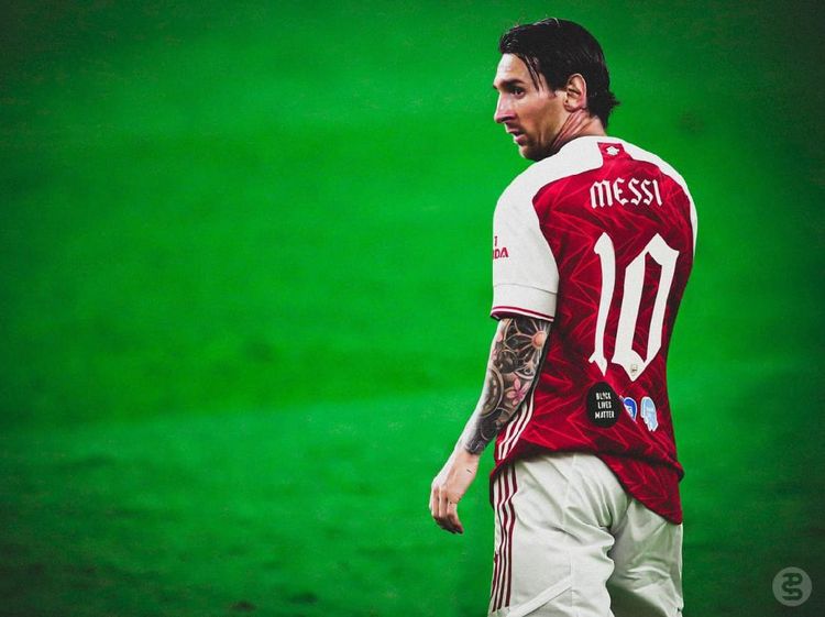 Penampakan Messi dengan Berbagai Jersey