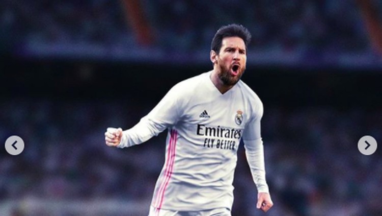 Netizen bikin heboh dengan mengedit Lionel Messi berseragam klub lain, bukan lagi Barcelona.