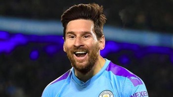 Messi saat berseragam Man City. Foto: Istimewa