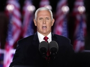 Wapres Mike Pence Ingatkan AS Tak Akan Aman di Bawah Joe Biden