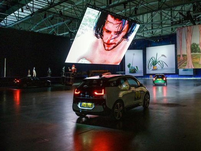 Pameran seni drive-in di Belanda