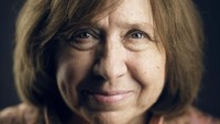 Nama Svetlana Alexievich dikenal sebagai aktivis kemanusiaan dan wartawan investigasi asal Belarusia. Dia mendapat anugerah Nobel Sastra 2015. Foto: Alexander Mahmoud/ Nobel Prize