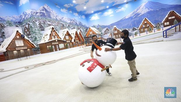 Trans Snow Bintaro. (CNBC Indonesia/Andrean Kristianto)