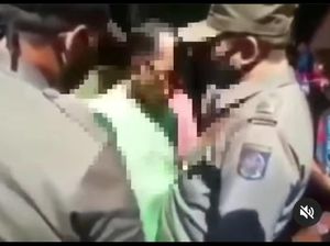 Viral Pria Tak Bermasker Cekcok dan Dorong Satpol PP di Depok