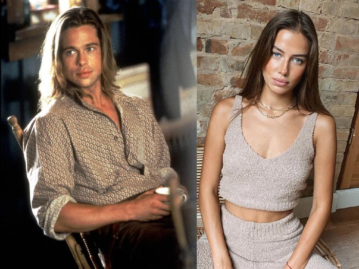 Brad Pitt dan Nicole Poturalski