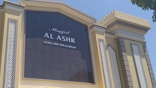 Masjid Al Ashr di Kota Pekalongan tempat ustaz wafat saat sujud salat