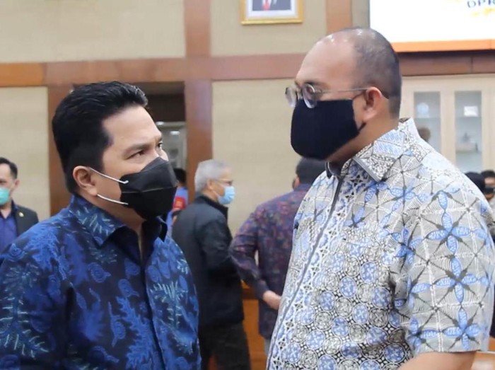 Erick Thohir dan Andre Rosiade/Dok Istimewa