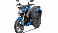Selain suspensi depan USD, Hornet 200 mendapatkan sokbreker belakang monosok yang diklaim bisa memberikan stabilitas lebih baik. Tak hanya itu, ban juga di-upgrade dengan profil lebih lebar, depan pakai ukuran 110 mm dan belakang pakai ukuran 140 mm. Foto: Honda