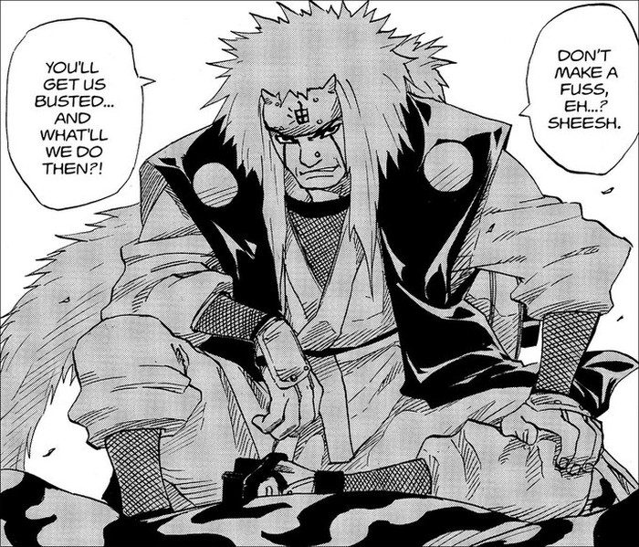 Jiraiya di manga Naruto Jiraiya di manga Naruto