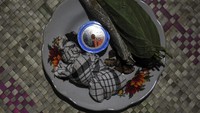 Sepiring rukun yang lima yang terdiri dari sirih, pinang, gambir, kapur dan tembakau menjadi perantara wajib dalam setiap tahapan gawai masyarakat adat Suku Talang Mamak.