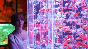 Museum Seni di Tokyo Pamerkan Puluhan Ribu Ikan Mas
