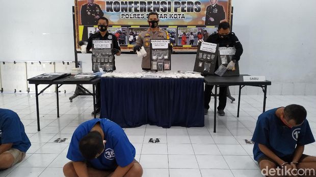Residivis Jaringan Narkoba Dibongkar Polisi Blitar