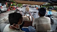 Begini penampakan saat berwisata naik kuda di kawasan Tanjung Priok, Jakarta Utara.