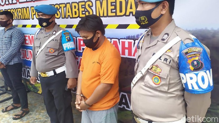 Begal di Medan ditangkap (Haris Fadhil/detikcom)