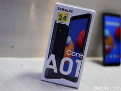 Galaxy A01 Core, Ponsel Rp 1 Juta Teman Belajar Online