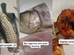 Sultan! Wanita Ini Masak Ikan Arwana Bumbu Balado
