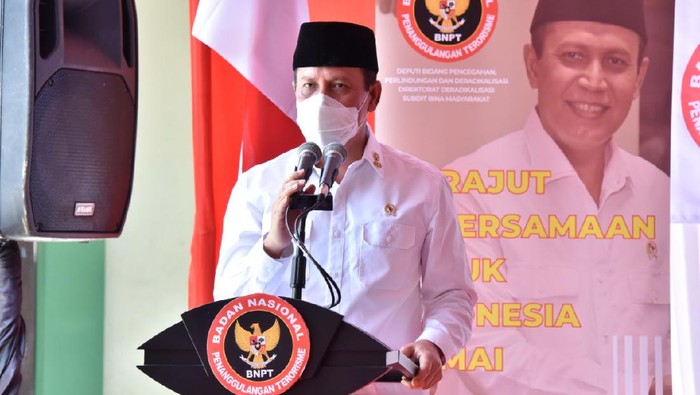 Kepala BNPT Komjen Boy Rafli Amar saat bersilaturahmi dengan tokoh masyarakat dan tokoh agama di wilayah Jawa Tengah (dok BNPT)
