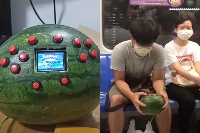 Mahasiswa Ini Ciptakan Game Boy dari Buah Semangka