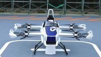 Mobil terbang, atau vertical takeoff and landing (VTOL), berbeda dari pesawat terbang atau helikopter karena tidak memerlukan tempat lepas landas dan pendaratan khusus dan dirancang untuk menyediakan transportasi pintu-ke-pintu yang cepat di darat dan udara. Foto: SkyDrive