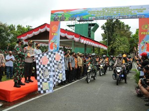 Panglima TNI-Kapolri Lepas Satgas Disiplin Protokol Kesehatan di Papua