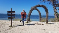 Spot foto instagramable di Pantai Labuang (Abdy Febriady/detikTravel)