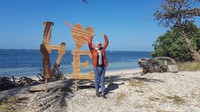 Spot foto instagramable di Pantai Labuang (Abdy Febriady/detikTravel)